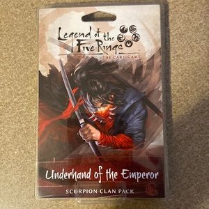 Legend of the Five Rings Card Game Underhand of the Emperor Scorpion Clan Pack